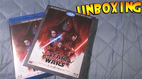 Unboxing And Dvd Menu Review Star Wars Los Últimos Jedi 2 Blu Ray