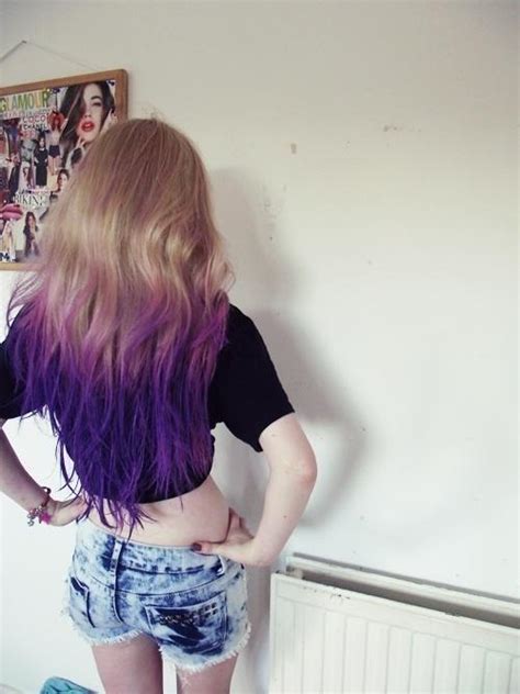 Purple Blonde Ombre Hair Hairstyles How To