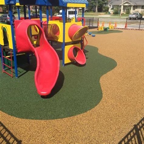 Poured In Place Rubber Playground Surfacing Pro Playgrounds The Play Recreation Experts