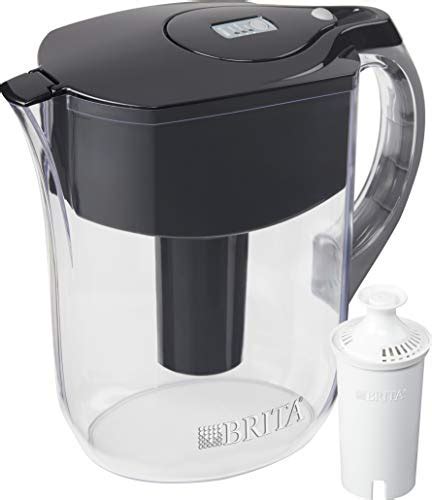 Brita Grand Pitcher With Filter Large Cup Black