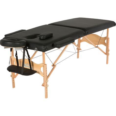 exerpeutic 28 tahoe heavenly massage table with extended side arm rests and deluxe carry bag