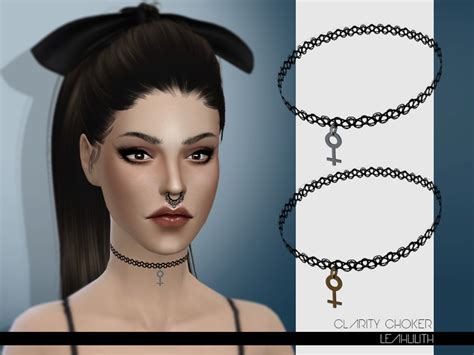 Sims 4 Ccs The Best Necklace By Leah Lillith