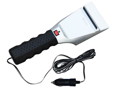 Zone Tech Car 12v Heated Electric Windshield Ice Scraper Snow Melter