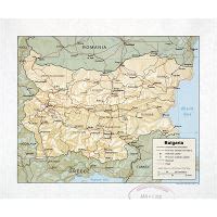 Detailed Administrative Map Of Bulgaria With Roads And Major Cities Bulgaria Europe