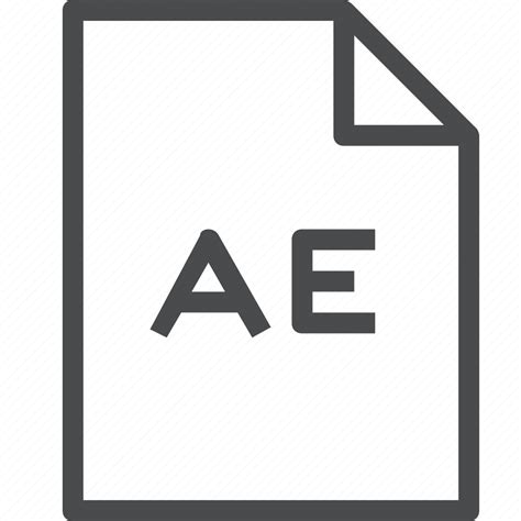 Ae After Effects File Icon Download On Iconfinder