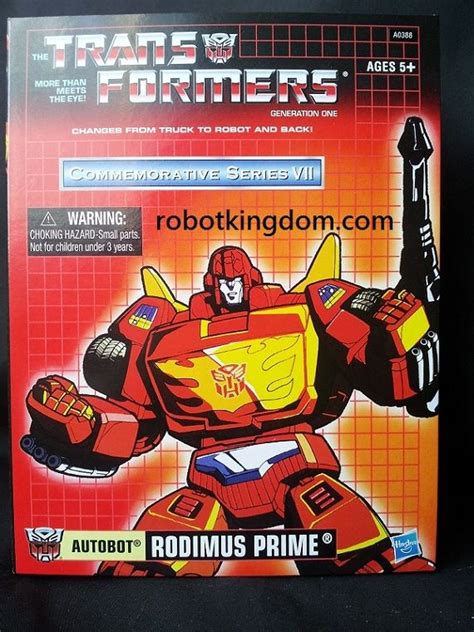 Hasbro Transformers G1 Reissue Cs Vii Rodimus Prime Available Now