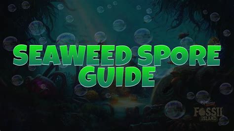 Seaweed Spore Guide Afk Or Fast Ironman Friendly Youtube