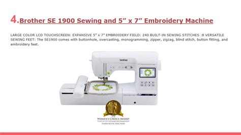 Best 5 Brother Embroidery Machines for Beginners 2020 - You Can ...
