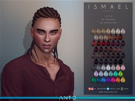 Antos Ismael Hairstyle The Sims Resource Sims 4 Hairs