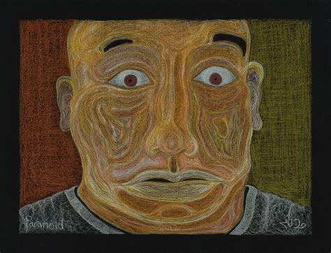 Jutai Toonoo, Paranoid, 2012, graphite, coloured pencils on paper, 50 x ...