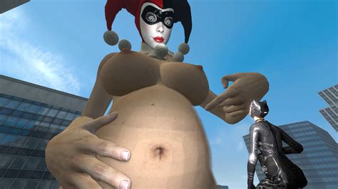 Rule 34 2girls 3d Batman Series Belly Big Belly Bloated Bloated Belly Breasts Catwoman Dc Dc