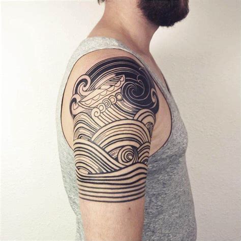 Ocean Life Tattoo Ideas 48 Awesome Idea For Anyone Who Loves The Azure Water Bodies