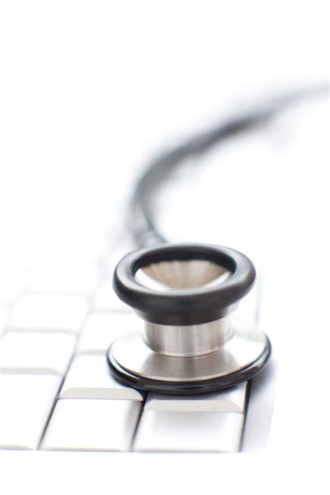 Stethoscope And Keyboard Photograph By Ian Hootonscience Photo Library