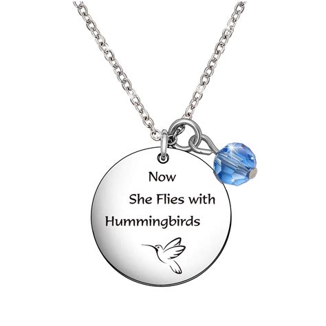 Buy Hummingbirds Jewelry Hummingbirds Gift Sympathy Necklace