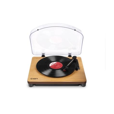 Disc Ion Classic Lp Usb Turntable Wood At Gear4music