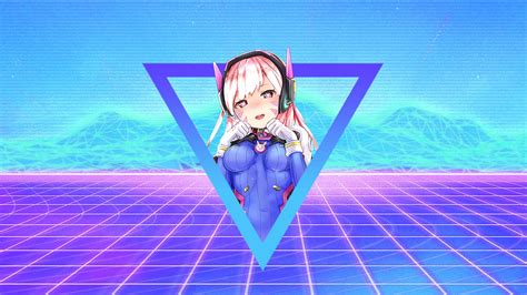 90s Anime Aesthetic Desktop Wallpaper 1920x1080 Vaporwave Anime