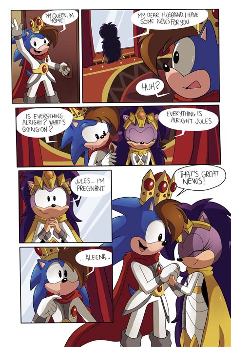 Commission Aleena Is Pregnant Page 1 By Domestic Hedgehog Sonic And Amy Sonic Boom Sonic