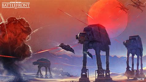 Video Game Star Wars Battlefront 2015 Hd Wallpaper By Anton Grandert