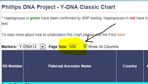 yResults - 111 Markers - Phillips DNA Project