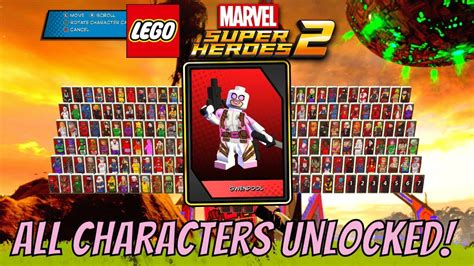 Lego Marvel Super Heroes 2 All Characters Unlocked With Commentary