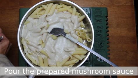 Pasta In Creamy Mushroom Sauce - Pepkitchen