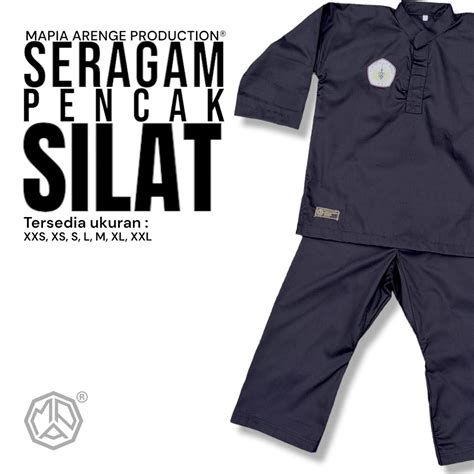 Jual Seragam Uniform Baju Pencak Silat Ipsi Drill Map Shopee Indonesia