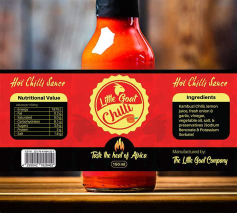 Chilli Sauce Logo And Label Design Freelancer