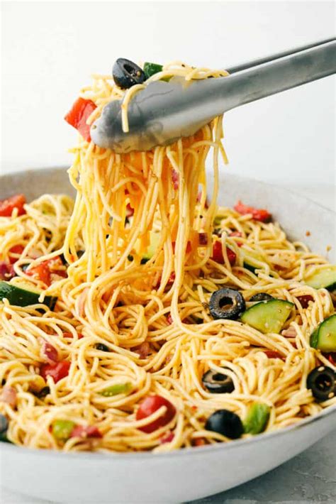 California Spaghetti Salad Recipe The Recipe Critic Blogpapi