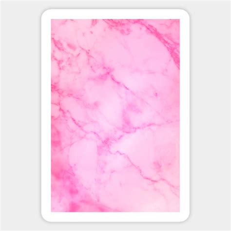Pink Marble Pink Marble Sticker Teepublic