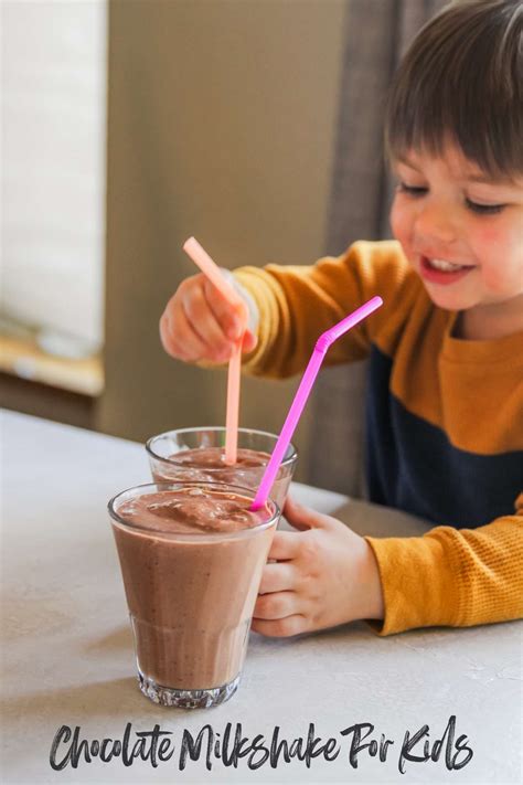 Chocolate Milkshake Recipe For Kids Sweetphi