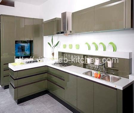 Your high gloss acrylic kitchen cabinets will maintain its sheen and luster for years because of its glossy appearance. High Gloss Plywood Grey Acrylic Kitchen Cabinet Supplier