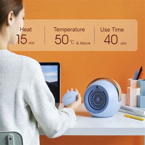 Portable Desktop 3 In 1 Heater Hand Warmer And Humidifier With Adjusta