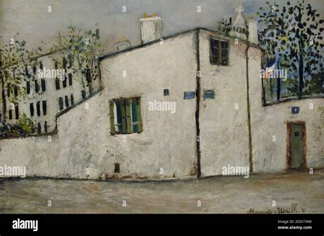 Maurice Utrillo 1883 1955 Pintor Francés La Maison De Berlioz1914