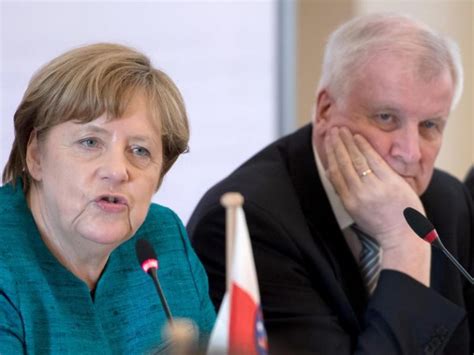 Angela Merkel Und Horst Seehofer Bayernkurier