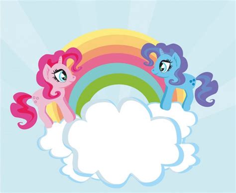 Cloud And Rainbow Unicorns Wall Mural Wallpaper