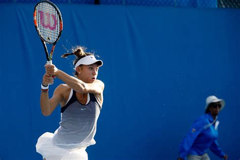 Wallpaper Wanita Biru Raket Tenis Tereza Mihalikova Pemain Tenis