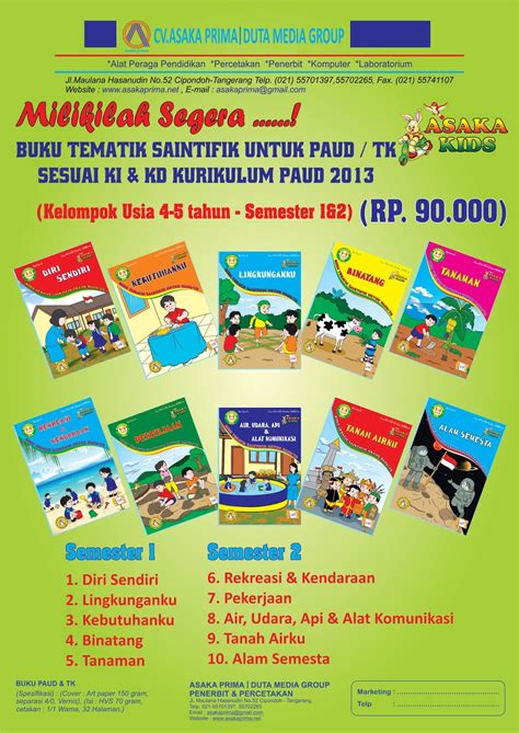 Katalog Buku Paud Tk 2017 Brosur Buku Tk Penerbit Asaka Produksi