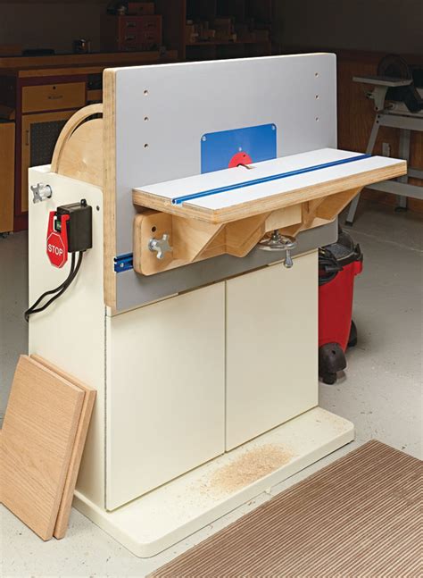 Combination Router Table Woodworking Project Woodsmith Plans