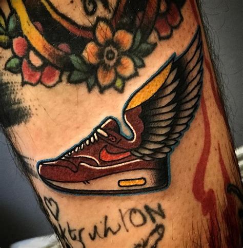 Follow Tattoowonderland On Pinterest For More Nike Sneakers Tattoo