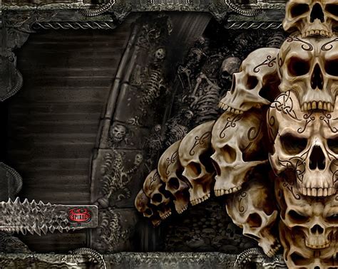 Hd Wallpaper Dark Skull Demon Evil Grim Reaper Hell Wallpaper Flare
