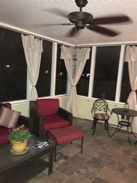 Drop Cloth Curtains For Our Screened In Porch Drop Cloth Curtains