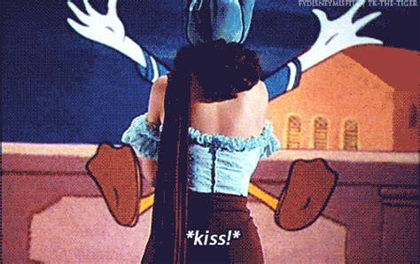 Donald Duck Kiss  Find And Share On Giphy
