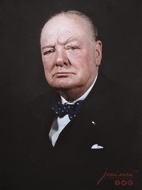 Sir Winston Leonard Spencer Churchill Circa 1950 804x1080 Colorized