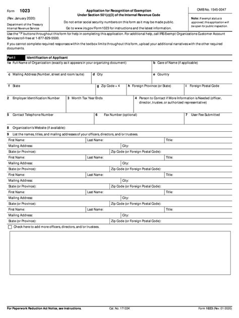 Form 1023 Fill Out And Sign Online Dochub