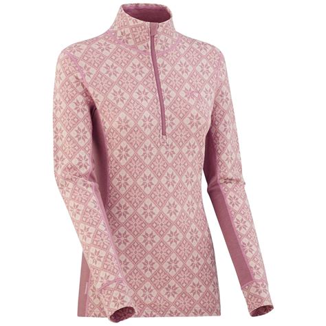 women s kari traa rose half zip top 2020 x large pink micron clothes high collar fashion