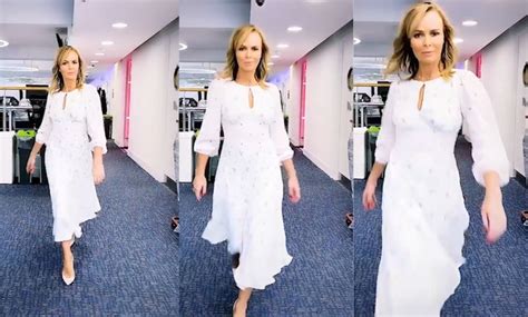 Amanda Holden Strips To Skintight Swimwear As She Shows Off Every Curve