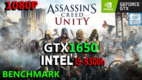 Assassin S Creed Unity GTX1650 I5 9300h HP PAVILION 15 Benchmark