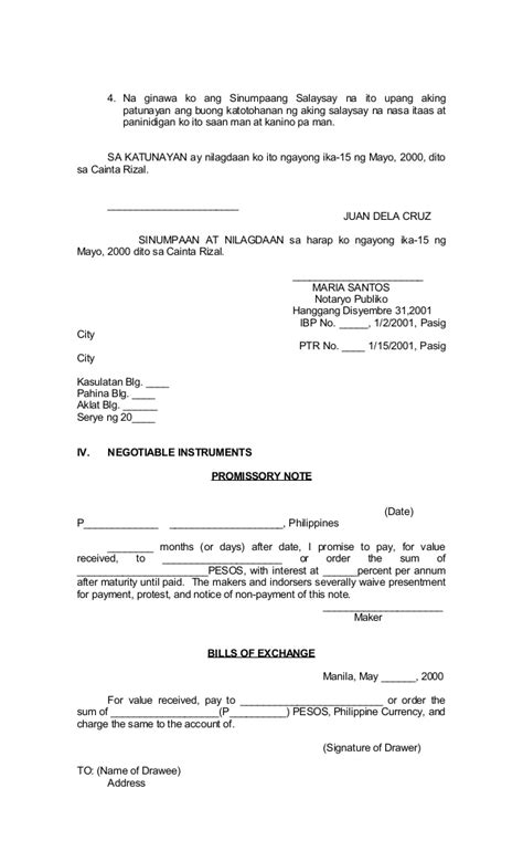 Naghahanap ka ba ng isang kasunduan sa pagpapalagay ng mortgage? Tagalog Kasunduan Promissory Note Sample