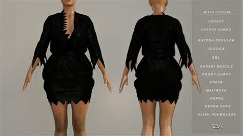 Second Life Marketplace R2a Witch Costume
