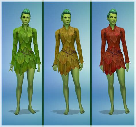 Plant Sim Female Dress Sims 4 Sims Costume Sims 4 Studio